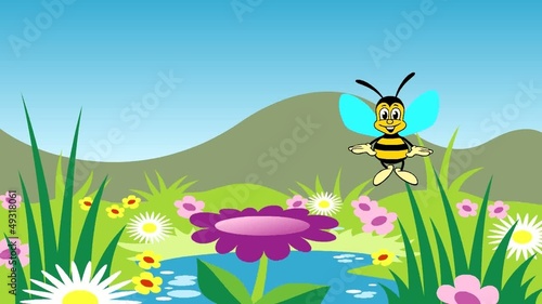 Flying bee
