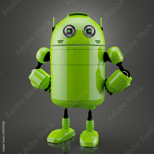 Standing android photo