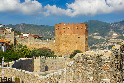 Kizil Kule (Red Tower) - main tourist attraction in Alanya
