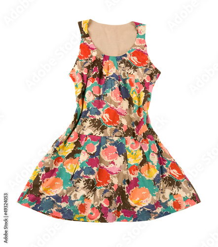 Vintage flower print dress