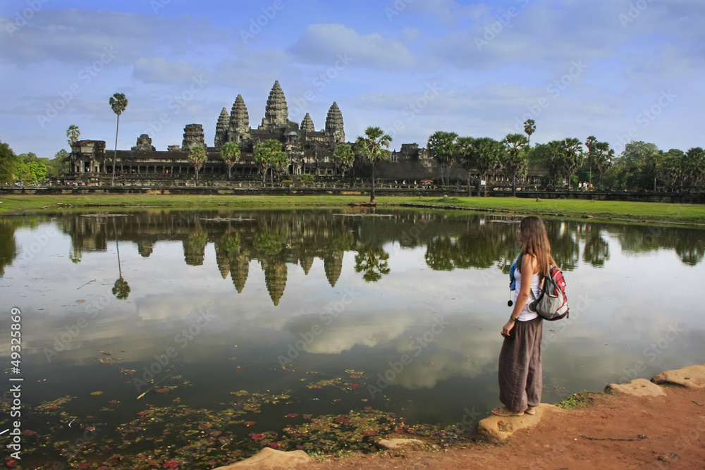 Fototapeta premium Angkor Wat temple, Siem Reap, Cambodia