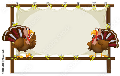 The two turkeys