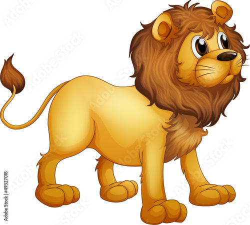 A strong lion
