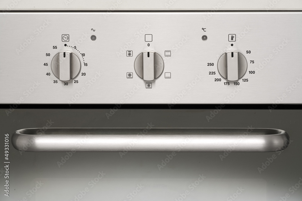 detail of the oven