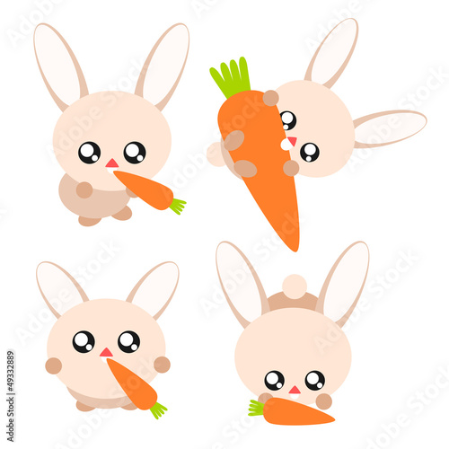Cartoon rabbit illustration