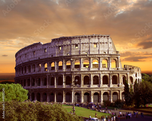 Wallpaper Mural Colosseum in Rome, Italy