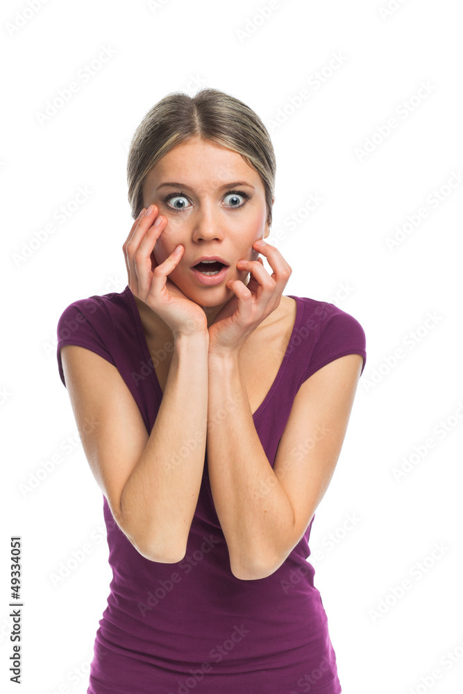 Fototapeta premium Beauty surprised