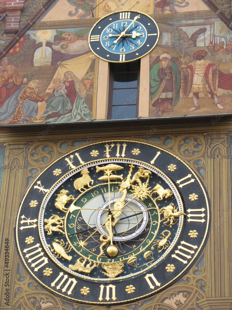 Astrologische Rathaus Uhr, Ulm