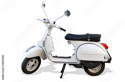 Italien Roller mit Freistellpfad Scooter with Clipping Path