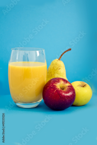 healthy apple and pear juice