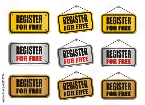 register for free sign