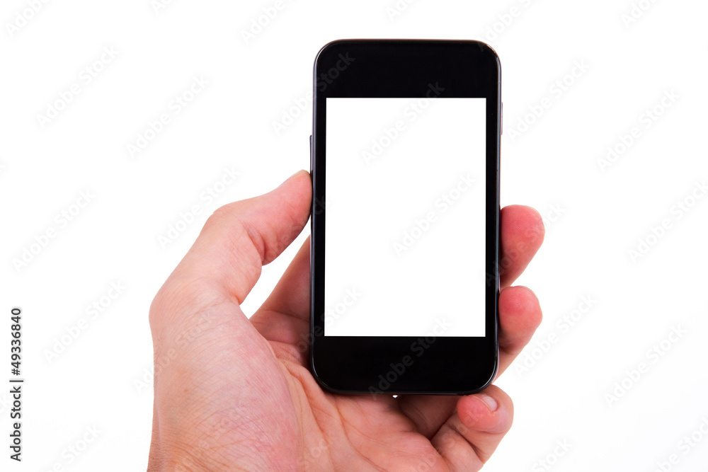 Smart Phone and Hand Smart Phone and Hand