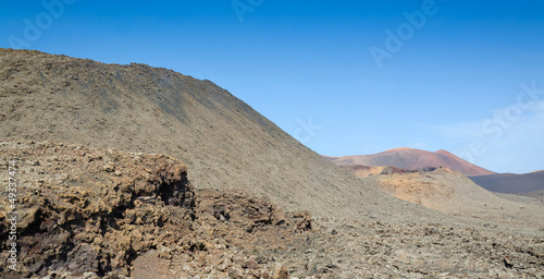 Volcanic area on Lanzarote