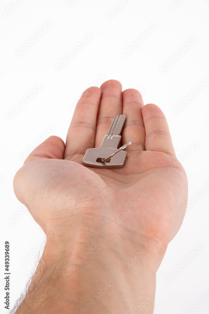 Hand Palm and Key