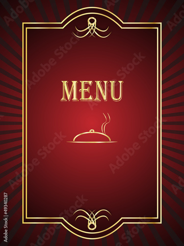 red menu