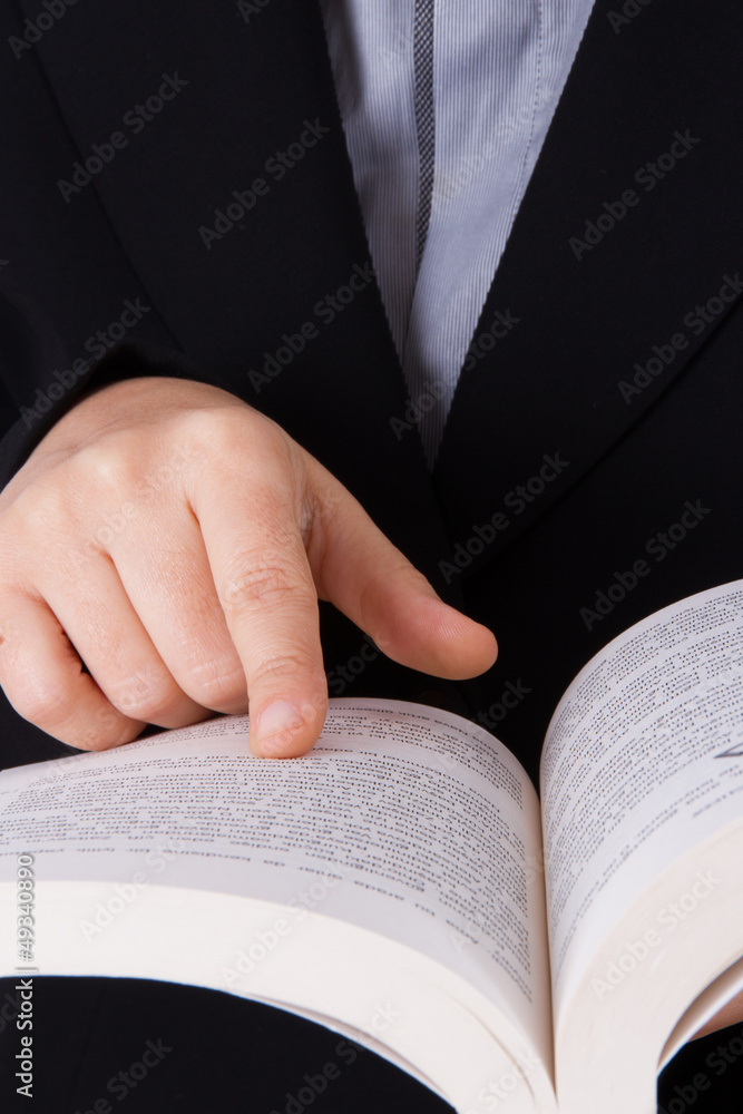 Fototapeta premium Business Woman Reading Book