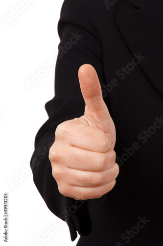 Business Woman Thumb Up