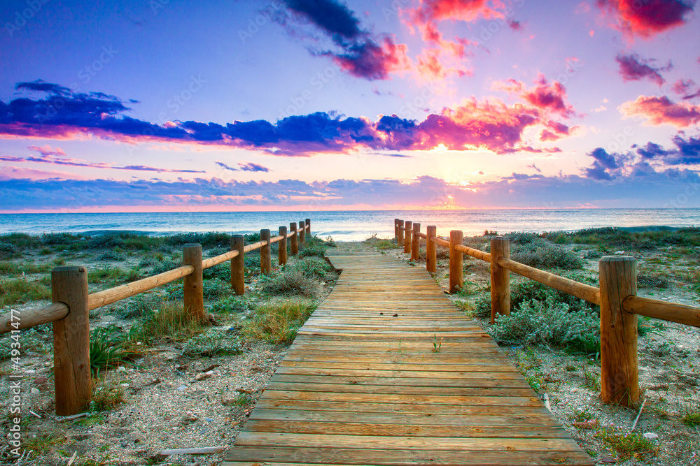 Obraz premium Sunset beach
