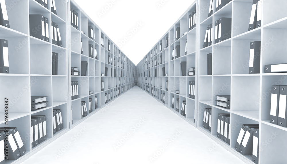 office closet, isolated on a white background office closet, isolated on a white background