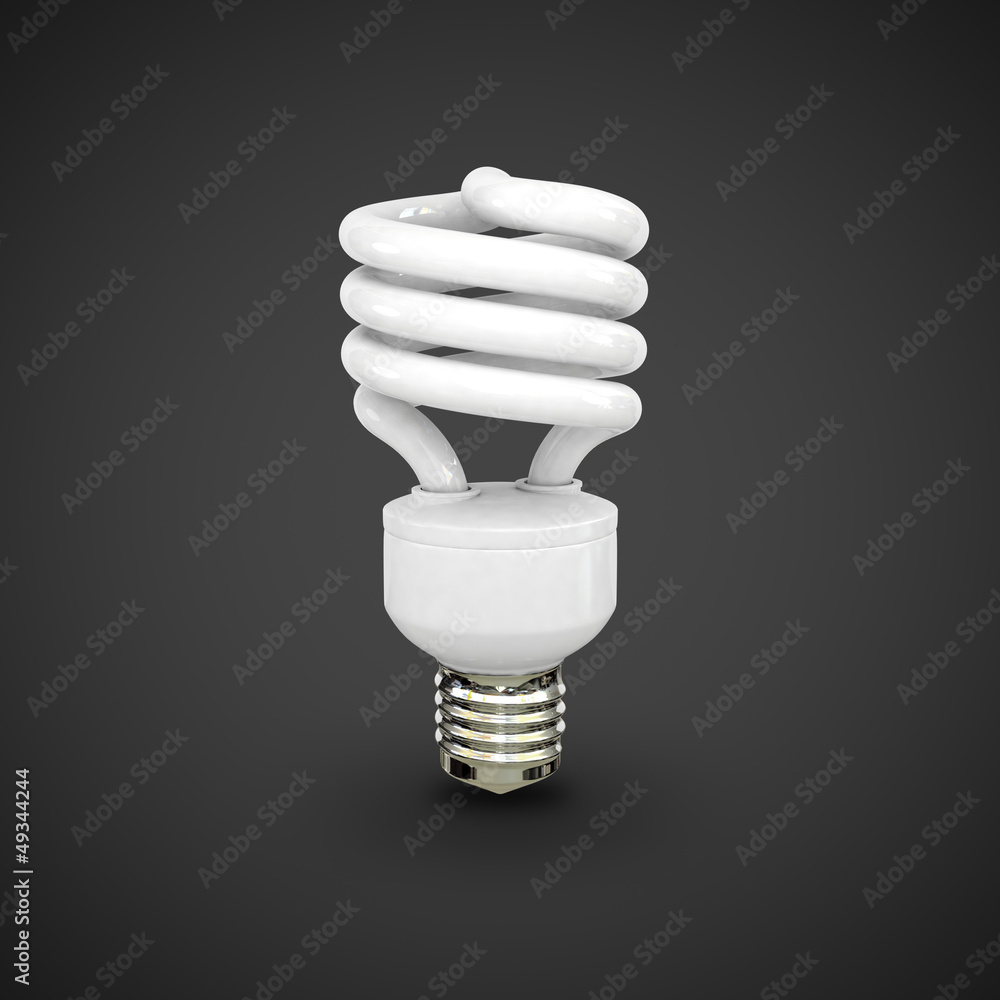 Energy saving fluorescent lightbulb Energy saving fluorescent lightbulb