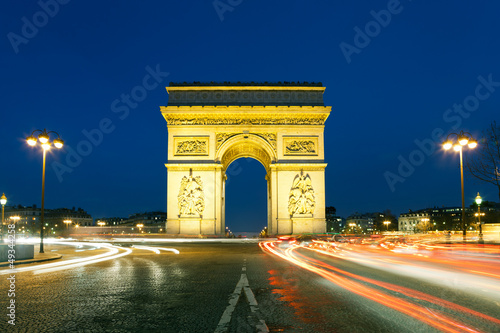 Arc de triomphe, Charles de Gaulle square, Paris, Ile de France,