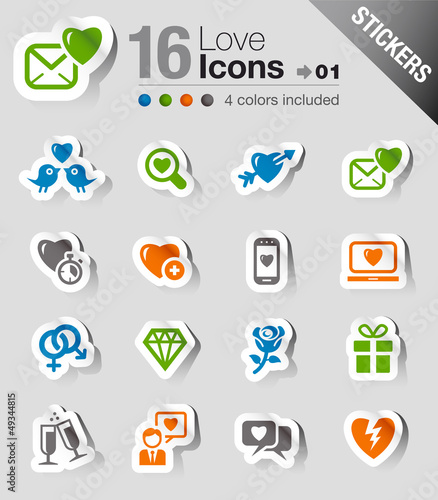 Stickers - Love and Dating icons