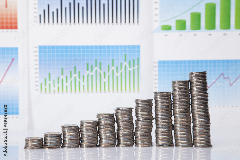 Lot of money! coins isolated on white background Lot of money! coins isolated on white background