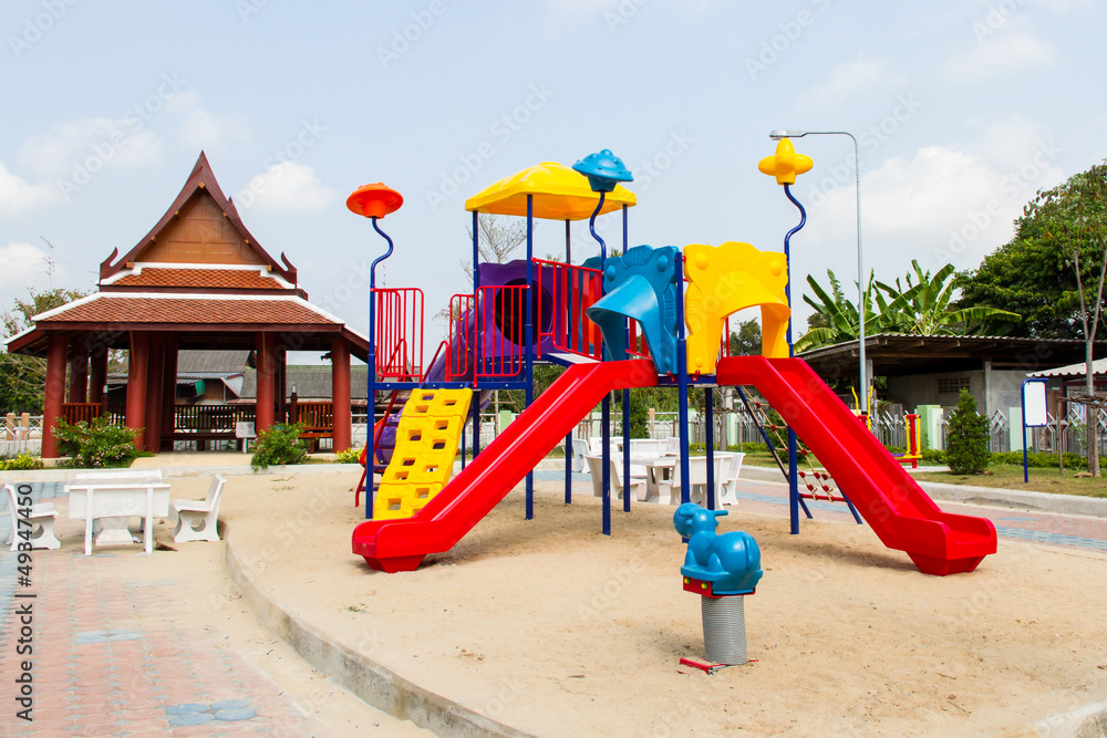 Playground and .Thailand Pavilion Playground and .Thailand Pavilion