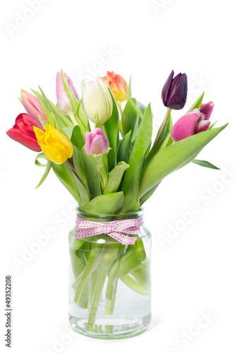 Fototapeta Naklejka Na Ścianę i Meble -  Tulips in vase