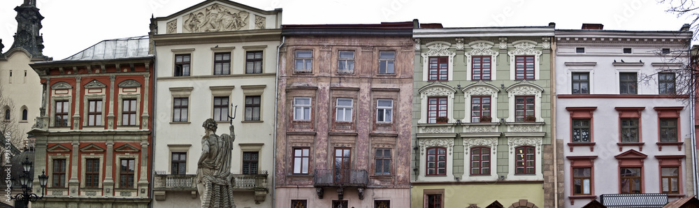 Old city buildings