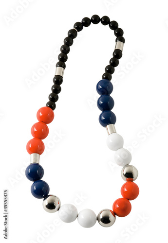 Spheric beads necklace