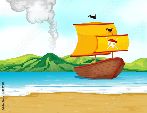 A ship of a pirate