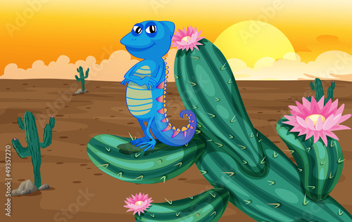 A smiling chameleon