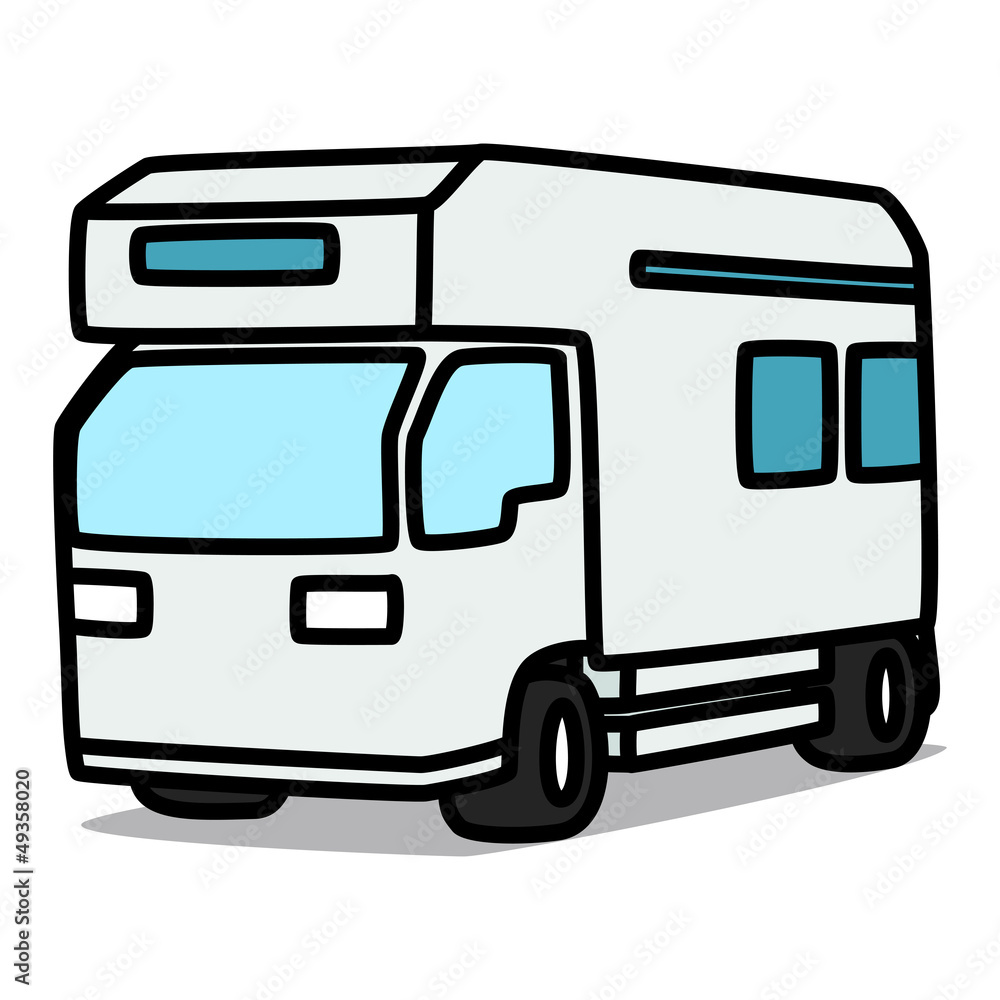 Cartoon Car 08 : Campervan