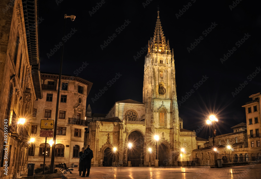 Catedral en Oviedo.