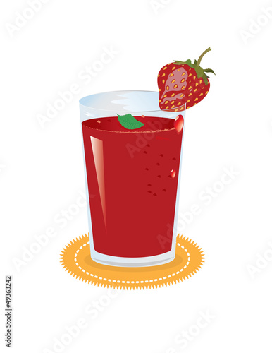 Strawberry smoothie