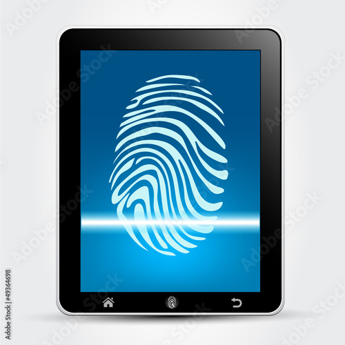 Fingerprint Scanning Tablet