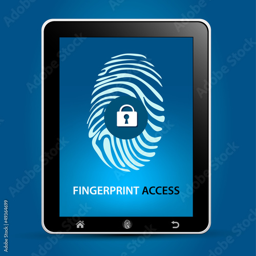 Fingerprint Scanning Tablet