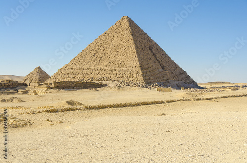 Pyramid of Menkaure at Giza  Egypt