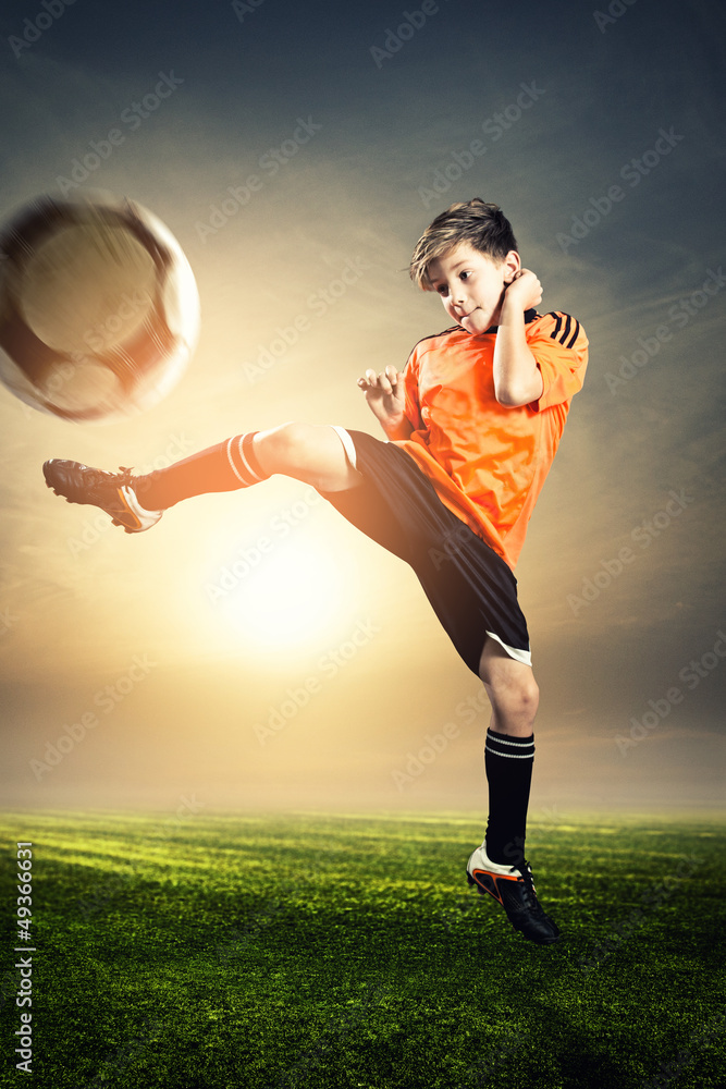 Naklejka premium Soccer