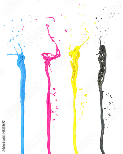 cmyk color splash