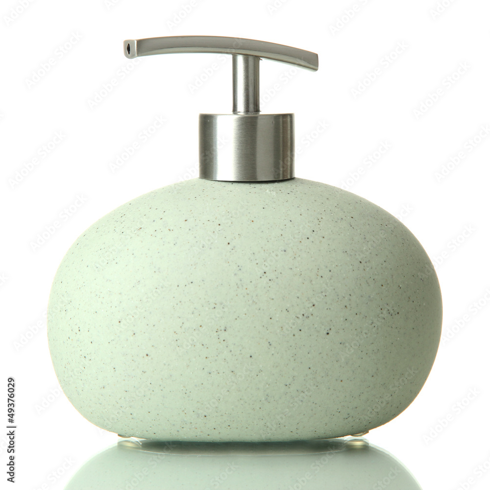 Obraz premium Bottle with liquid soap isolated on white