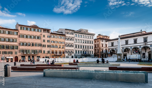 Piazza Santa Maria Novella à Florence en Toscane, Italie