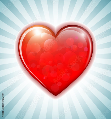 Red heart background