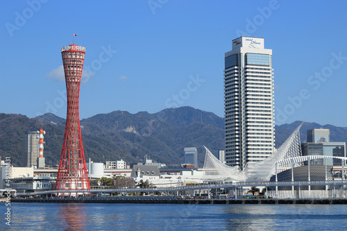 Meriken Park in Kobe, Japan