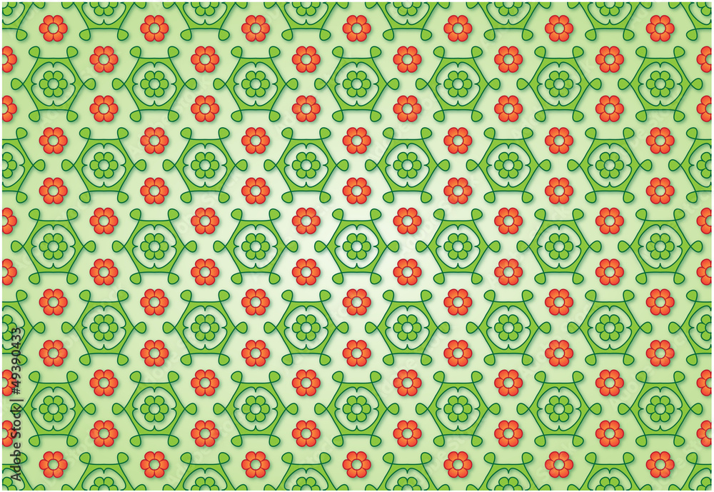 flowered background flowered background