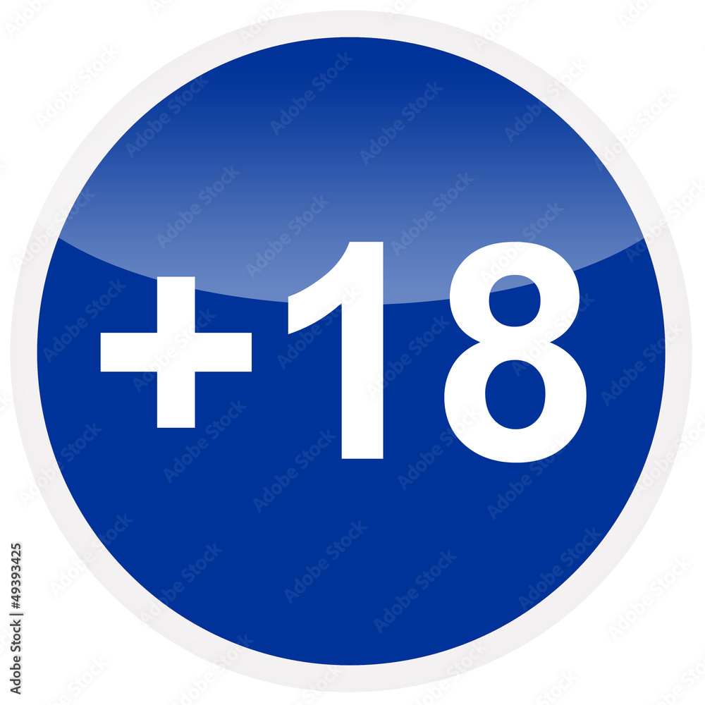 Sinal azul +18 Sinal azul +18