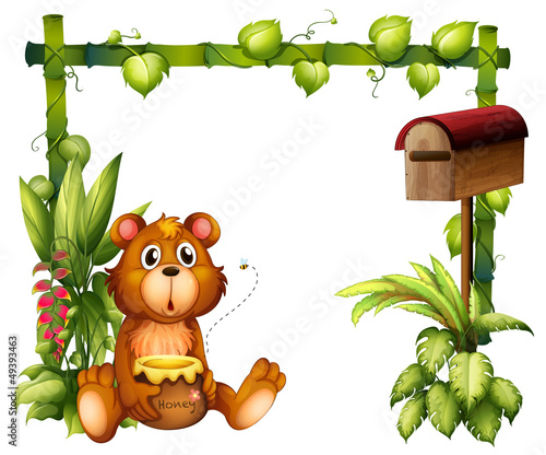 A bear near the mailbox