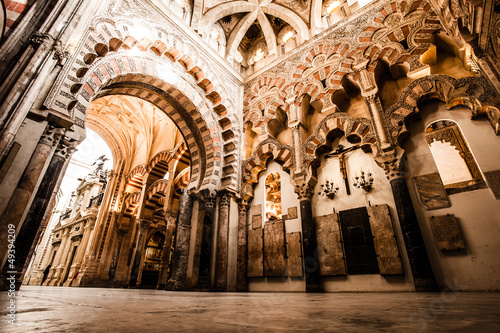The Great Mosque in Cordoba, Spain photo