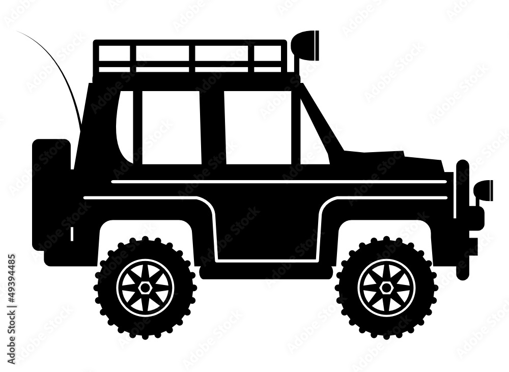 Off-road vehicle, vector illustration